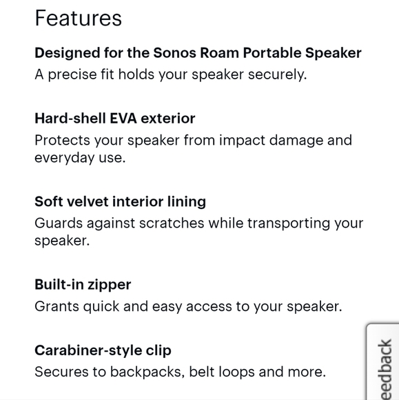 Insignia carrying case for Sonos Roam - Picture 6 of 7